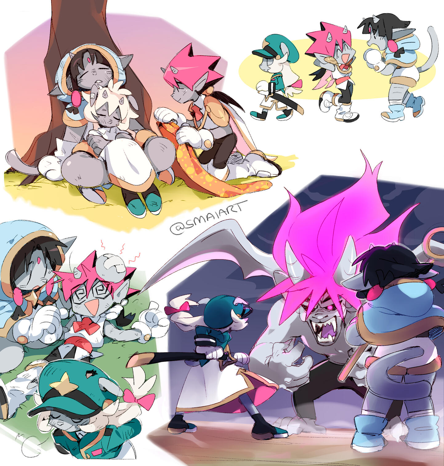 Prince Zenn Party sketches