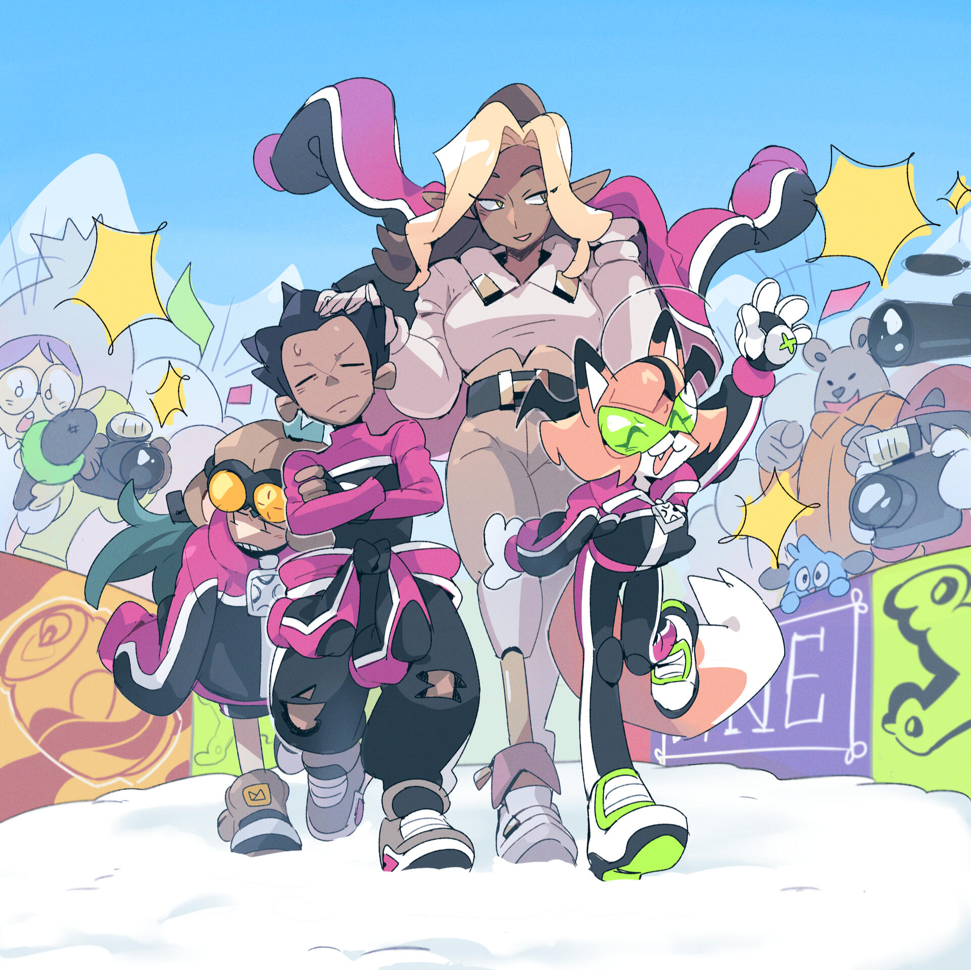 Team Screwball Sketch