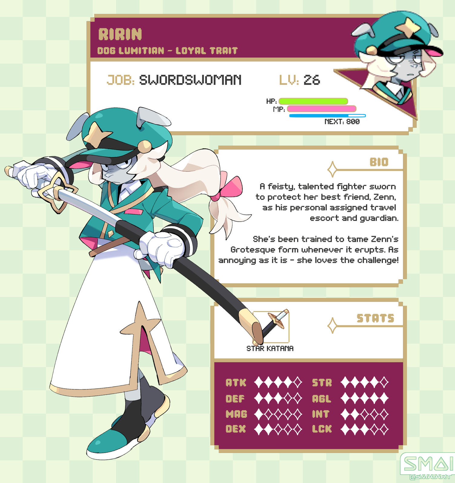 Ririn - Character Design