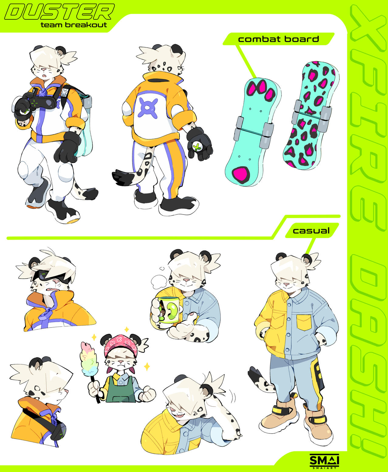 XFIRE DASH - Duster Character Sheet