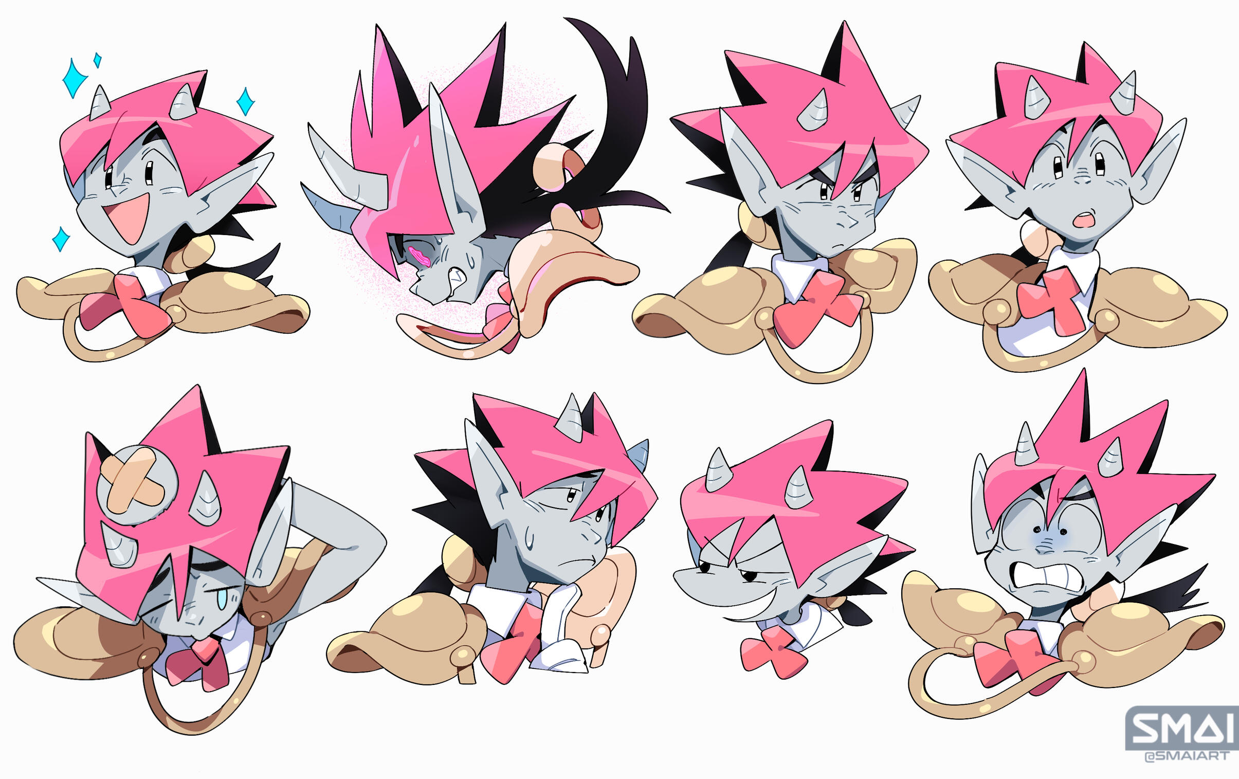 Zenn Character Expression Sheet
