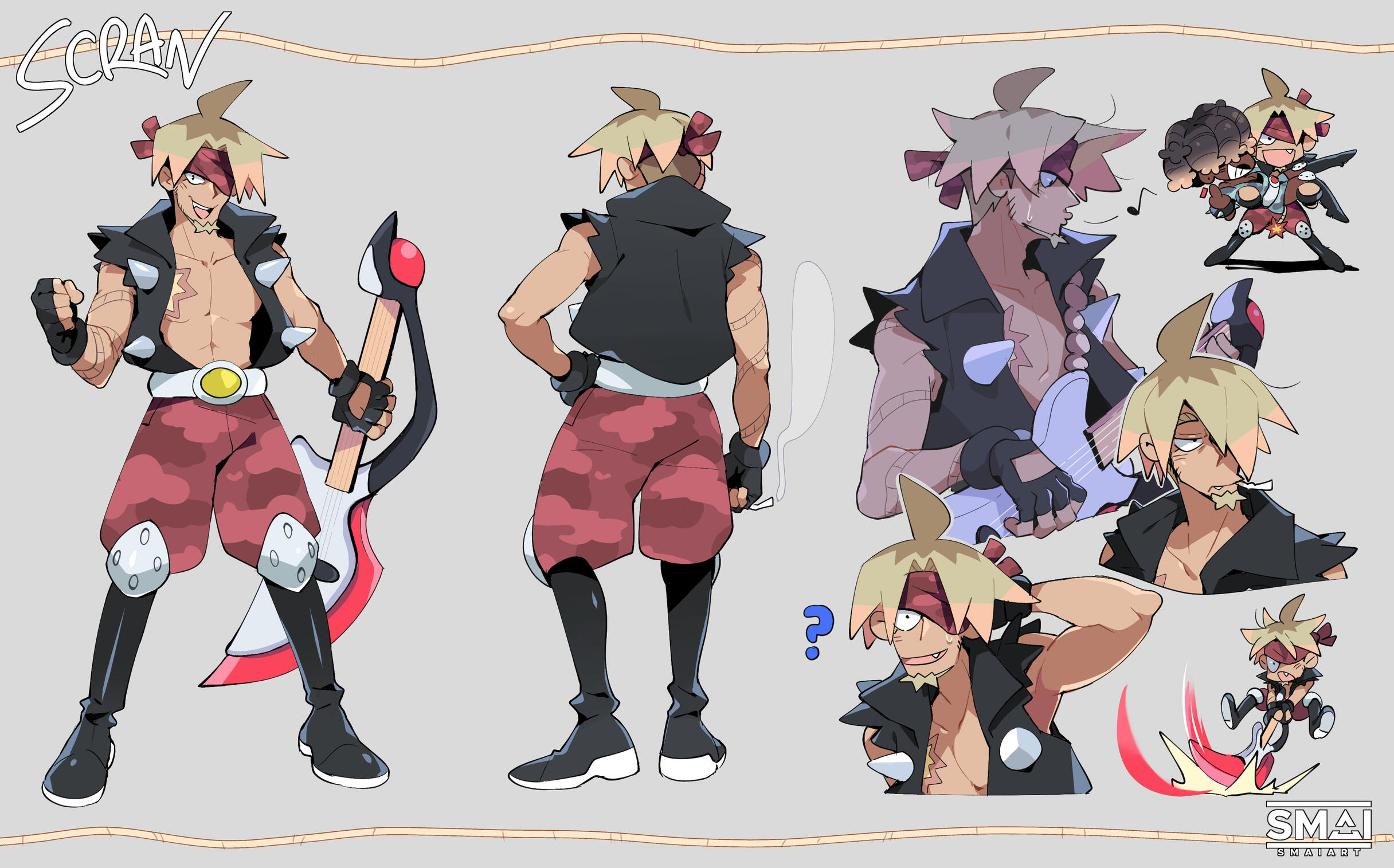 Scran - Character Design Sheet