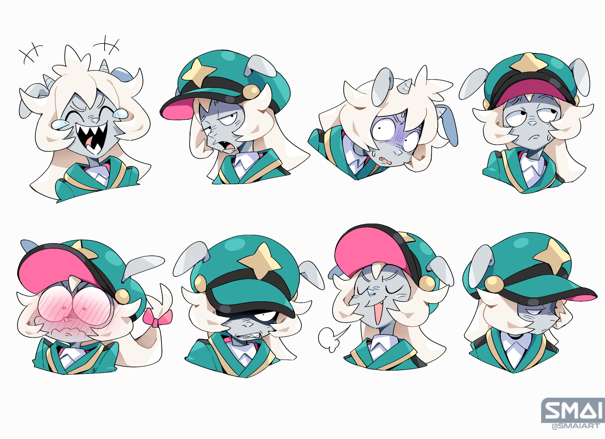 Ririn Character Expression Sheet