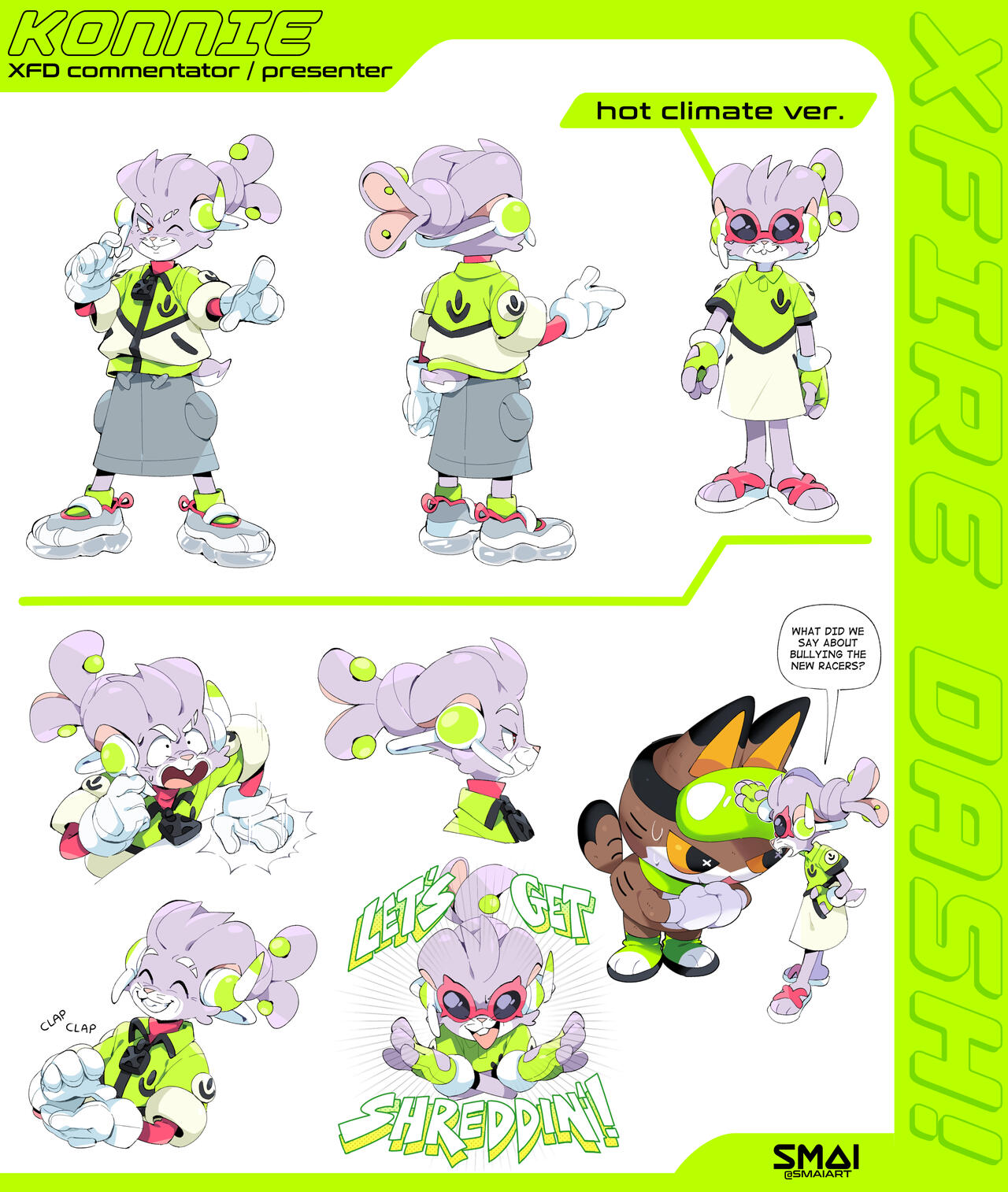 XFIRE DASH - Konnie Character Sheet